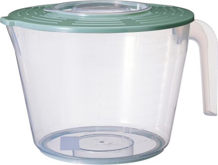 Boluri - Bol mixare Excellent Houseware, polipropilena, 2 l, transparent/verde