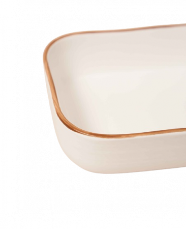 Excellent Houseware serving bowl, ceramic, 22x15x4 cm, 0.9 l, white [3]