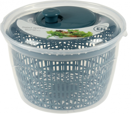 Vesela si tacamuri - Bol uscare salata Excellent Houseware, polipropilena, 25x17.5 cm, albastru