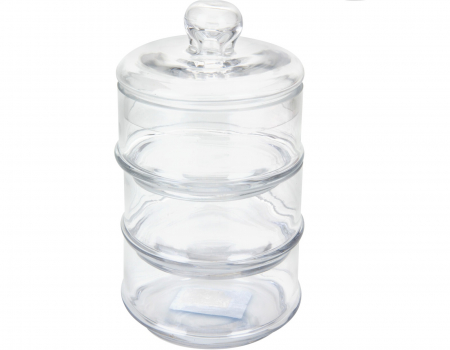 Bomboniera Excellent Houseware, sticla, 13x22 cm, transparent [0]