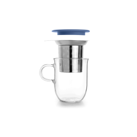 Tea Cup with Filter and Lid Ibili, borosilicate glass, 450 ml,  glasslike [1]