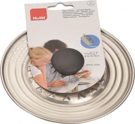 Ibili multifunctional lid, stainless steel, 18/20/22 cm, silver [2]
