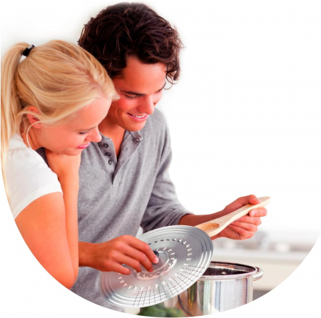 Ibili multifunctional lid, stainless steel, 30/32/34/36 cm, silver [2]