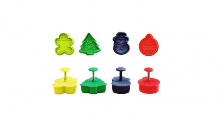 Ibili 3D Christmas shape cutter, plastic, multicolor [1]