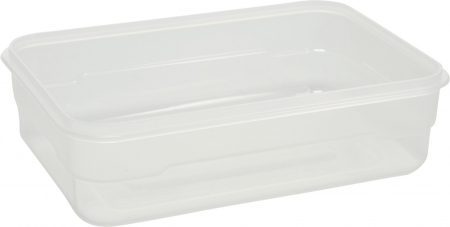 Caserola alimente Excellent Houseware, polipropilena, 23x16x7 cm, 1.2 l, transparent/verde [1]