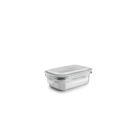 Depozitare alimente - Caserola Ibili, otel inoxidabil 18/10, 14x10 cm, 0.4 l, argintiu