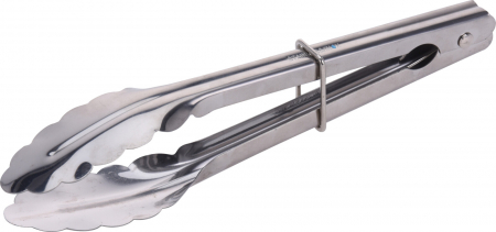 Ustensile pentru gatit - Cleste bucatarie Excellent Houseware, otel inoxidabil, 24 cm, argintiu