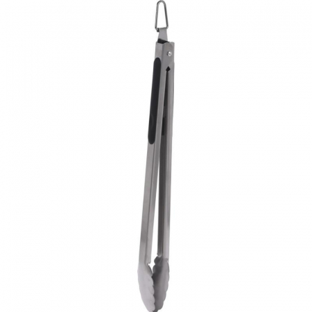 Vaggan barbecue tongs, stainless steel/wood, 37 cm, silver/black [1]