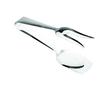 Polonice, clesti, spatule, linguri - Cleste salata Ibili-Accesorios, otel inoxidabil, 20 cm, argintiu