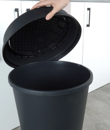 Excellent Houseware trash can, polypropylene, 40x58 cm, 47 l, anthracite [3]