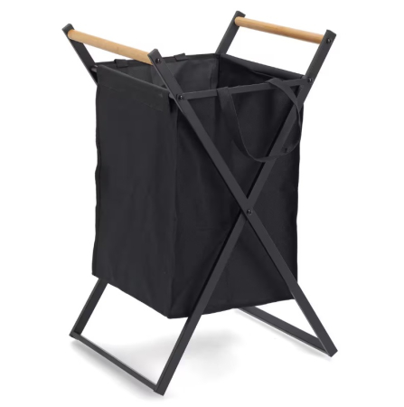Cosuri rufe - Cos de rufe Zeller, metal/poliester, 37x40x67 cm, negru