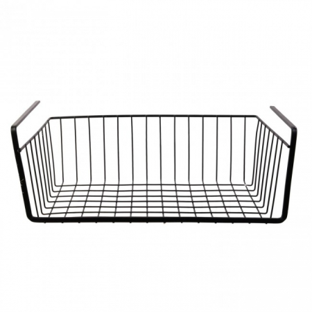 Cos depozitare atasabil Zeller, metal, 41x26x15 cm, negru [0]