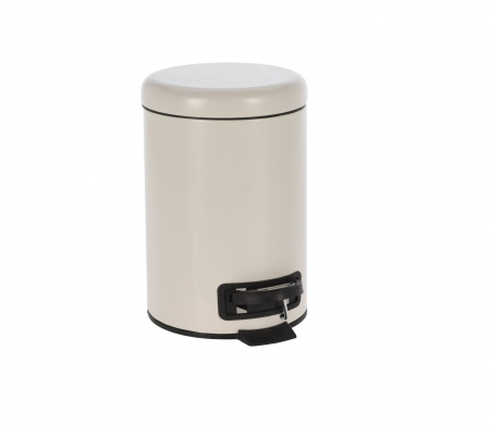 Cosuri gunoi - Cos gunoi Bathroom Solutions, metal, 24x17x25 cm, 3 l, crem