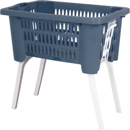 Cosuri rufe - Cos rufe cu picioare Excellent Houseware, polipropilena, 25x40x60 cm, albastru