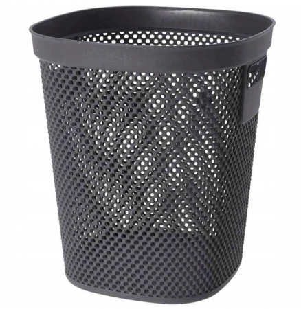 Laundry Baskets - Excellent Houseware laundry basket, polypropylene, 26x26x30 cm, 12.5 l, black