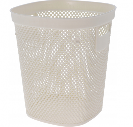 Cosuri rufe - Cos rufe Excellent Houseware, polipropilena, 26x26x30 cm, 12.5 l, alb