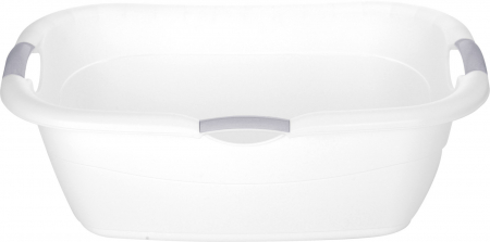 Cos rufe Excellent Houseware, polipropilena, 68x46x25 cm, alb [3]