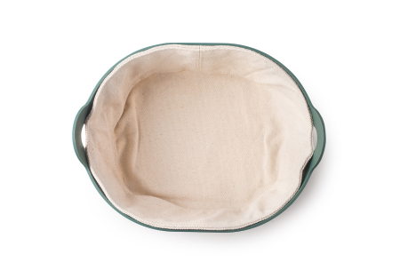 Ibili bread serving basket, plastic/cotton, 24x19x11 cm, varnished [2]