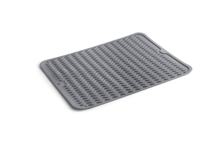 Scurgatoare vase - Covoras pentru scurgere vase Ibili, silicon, 40x30 cm, gri