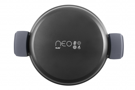 Ibili-Neo saucepan with lid, aluminum/quantanium, 24x6.3 cm, 2.3 l, black [1]