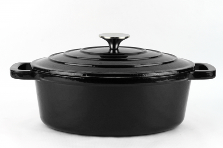 Cratita ovala Magefesa-Ferro Eco, fonta, 28x21x10 cm, 3 l, negru [2]
