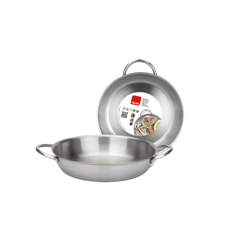 Ibili-Prisma round saucepan, 18/10 stainless steel, 18x3.8 cm, silver [1]