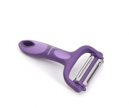 Curatator legume si fructe Fissman, polipropilena/otel inoxidabil, 7.5x15 cm, lila [1]