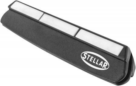 Ascutitori cutite - Cursor pentru piatra acutit cutite Stellar, ABS, 10x1.5x1.5 cm, negru/argintiu