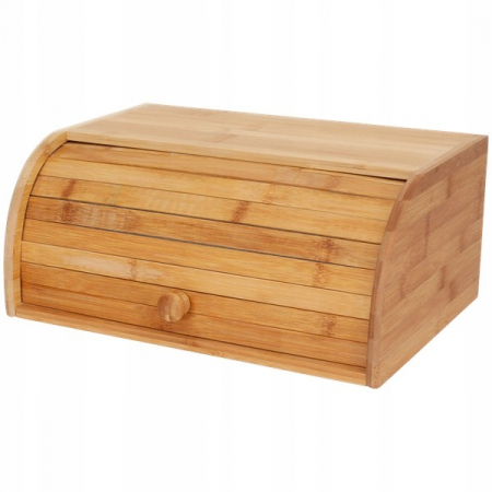 Cutii pentru paine - Cutie paine Zeller, bambus, 40x26x20 cm, maro