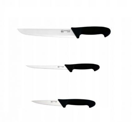 Carl Schmidt Sohn Pro-X kitchen knife, steel, 25.5 cm, black/silver [1]