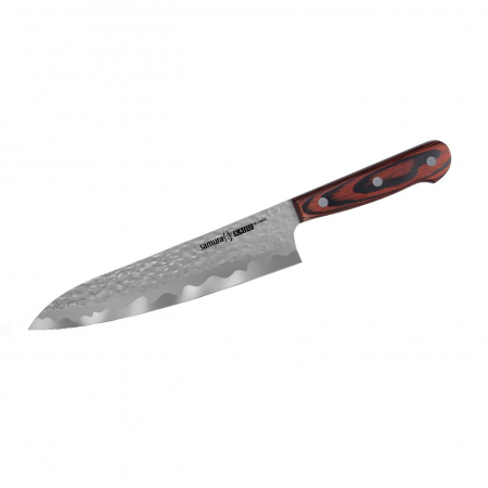 Cutite - Cutit bucatar Samura-Kaiju, otel Aus-8, 21 cm, argintiu/maro