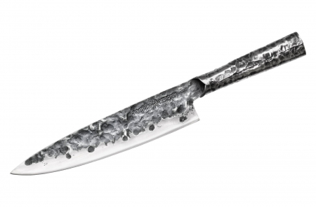Cutite - Cutit bucatar Samura-Meteora, otel damasc VG10, 20.9 cm, argintiu/negru