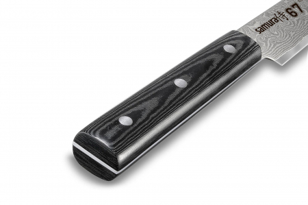 Samura-Damascus 67 slicing knife, 67-layer Damascus steel, 19.5 cm, silver/black [2]