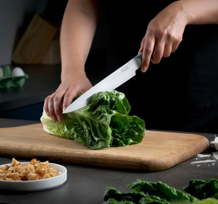 Stellar-TPoise slicing knife, X50CrMoV14 steel, 33x3x3 cm, silver/black [1]