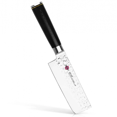 Cutite - Cutit nakiri Fissman-Kensei Kojiro, otel AUS-8, 14 cm, argintiu/negru