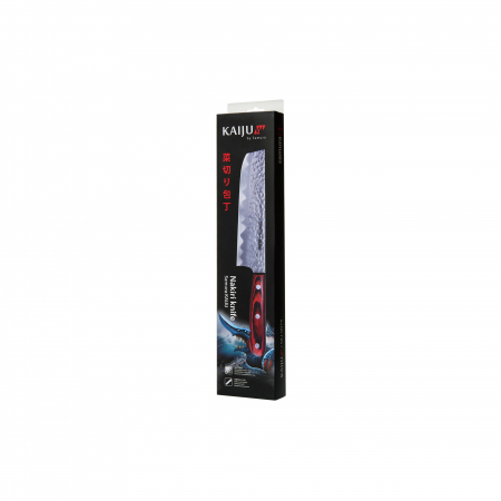 Cutit nakiri Samura-Kaiju, otel Aus-8, 16.7 cm, argintiu/maro [1]