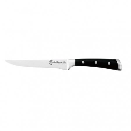 Cutite - Cutit pentru dezosat Carl Schmidt Sohn Herne, otel 420J2, 15cm, argintiu/negru