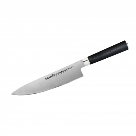 Cutite - Cutit bucatar Samura-MoV, otel AUS-8, 20 cm, argintiu/negru
