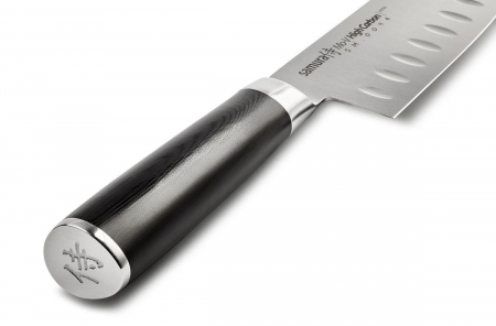 Samura-MoV santoku knife, AUS-8 steel, 18 cm, silver/black [1]