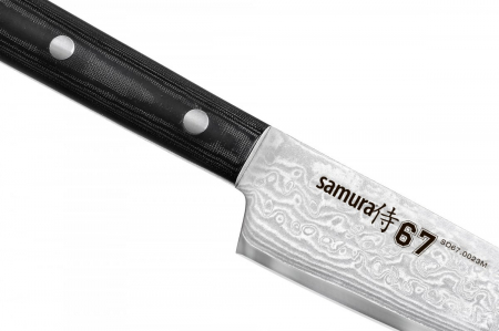 Cutit universal Samura-Damascus 67, otel damasc 67 straturi, 15 cm, argintiu/negru [1]