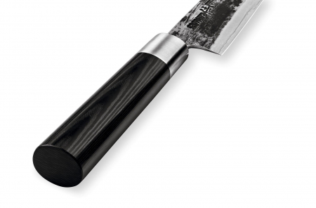 Samura-Super5 utility knife, Damascus steel, 16.2 cm, silver/black [2]
