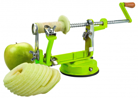 Decojitoare fructe si legume - Decojitor mere ibili, otel inoxidabil, 33 cm, verde