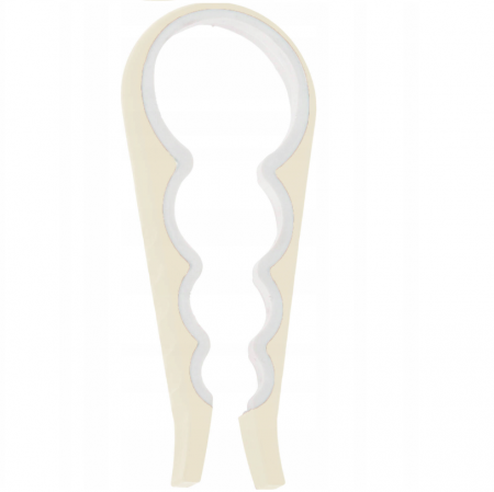 Ustensile pentru gatit - Deschizator capace borcane si recipiente Koopman, 23x9x1.2, plastic, bej