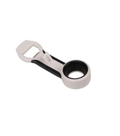 Koopman 4-in-1 multifunctional lid opener, 13x4x2 cm, plastic, black [3]