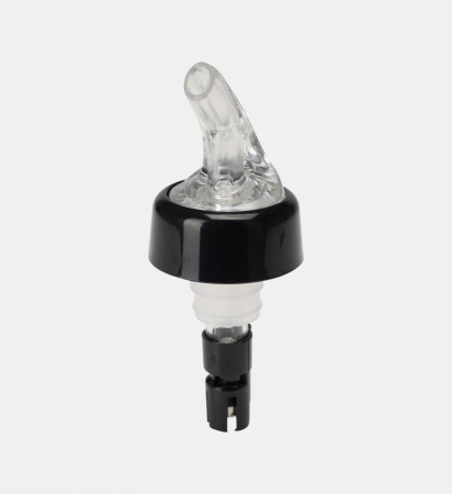 Accesorii Bauturi - Dozator bauturi Excellent Houseware, plastic/otel inoxidabil, 4x4.5 cm, 30 ml, alb/negru