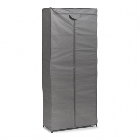 Dulapuri si organizatoare - Dulap textil pentru pantofi Zeller, metal/textil, 66x30x156 cm, gri