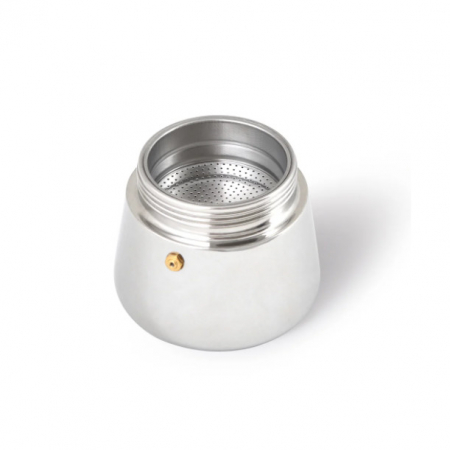 Espressor aragaz Fissman, otel inoxidabil 18/10, 16x10.5x18 cm, argintiu/maro [3]