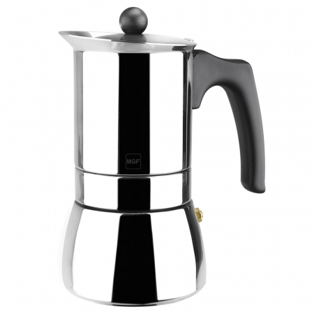 Espressoare si accesorii cafea - Espressor  Magefesa Genova, otel inoxidabil, 6 portii, argintiu/negru