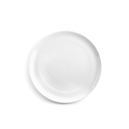 Ibili-Castilla Blanco flat plate, porcelain, 30.2x2.6 cm, white [1]