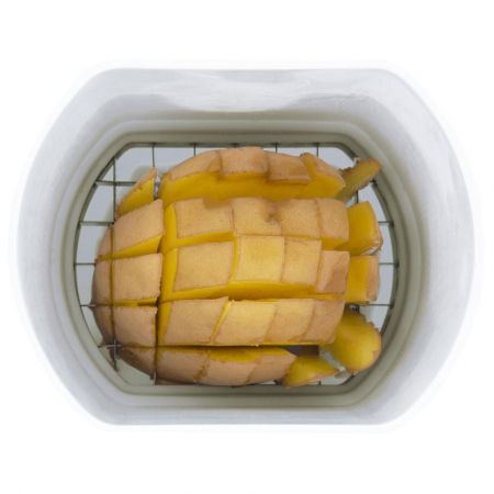 Excellent Houseware potato slicer, plastic/stainless steel, 10x7.7x10 cm, white [4]